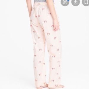 J Crew Flamingo Pajama Pants Pink